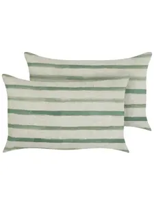 Декоративная подушка Beliani 2er Set Deko KAFRA, цвет grün/beige
