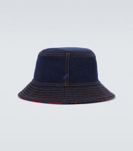 Джинсовая шляпа-ведро Burberry, синий