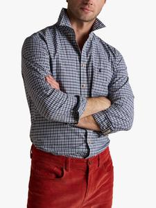 Хлопковая рубашка в клетку Regular Fit Joules, Blue