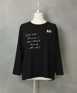 Стильный пуловер с вышивкой бисером Studio Picone, цвет Black (001)