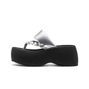 C°BANNER Серебряные женские шлепанцы с противоскользящей подошвой, цвет Silver