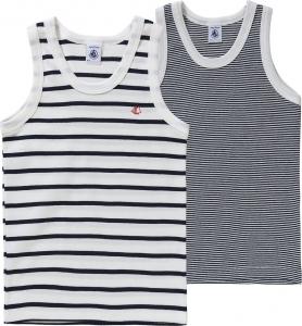 Нижняя рубашка PETIT BATEAU, Night Blue/White