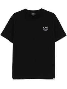 A.P.C. футболка Rue Madame, черный