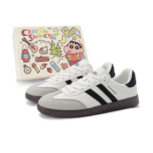 Crayon Shinchan Низкие скейтерские кроссовки унисекс бежево-абрикосовые, цвет Beige Apricot (Versatile Style)