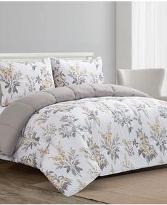 Комплект постельного белья Macy's Rosenne, двусторонний, 3 предмета Highline Bedding Co, Mauve