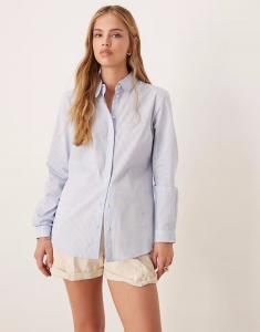 Рубашка JDY с длинными рукавами в светло-голубую полоску
