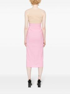 Patou платье миди в двух тонах, розовый