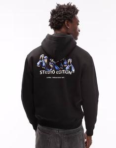 Толстовка с логотипом Studio Edition черного цвета Alpha Industries