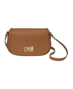 Сумка через плечо Cavalli Class, коричневый