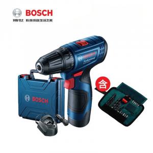 Дрель электрическая Bosch GSR 120-Li + насадки, зарядное устройство, кейс
