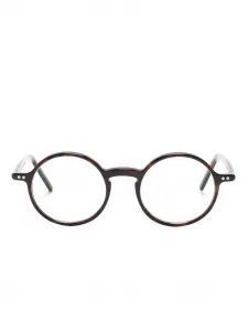 Очки в круглой оправе Lunor, коричневый