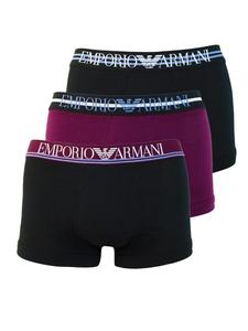 Трусы Emporio Armani Boxer shorts, цвет blue/purple/black