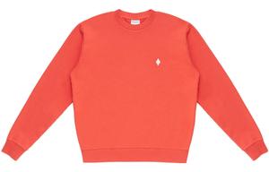 Кросс-коттон свитшот Marcelo Burlon, оранжевый