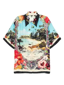 Рубашка Bathing Bombshell Camilla, синий