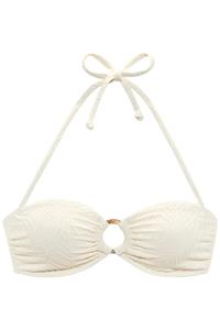 Верх бикини бандо LASCANA, белый