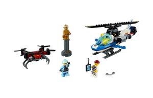 Городская коллекция Air Police Drone Pursuit пластиковые строительные блоки 192 шт 60207 LEGO