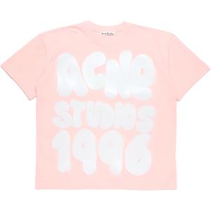 Футболка Sprayed Crewneck 1996 Acne Studios, розовый
