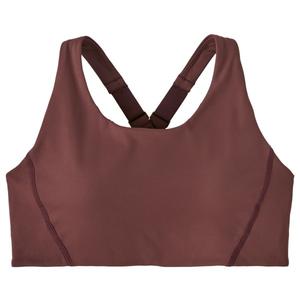 Женский бюстгальтер Shadowlite средней плотности с регулируемой чашкой - спортивный бюстгальтер Patagonia, Dark Ruby