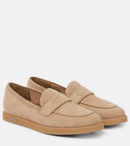 Лоферы из замши Softmoc Max Mara, Visone