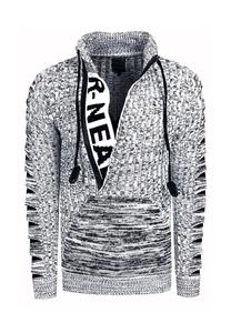 Вязаный свитер со стильным вырезом RUSTY NEAL