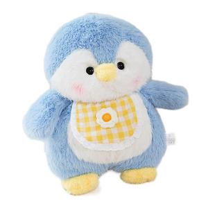 Плюшевая кукла милый пингвиненок высота 12см/36см/55см Happy Fish, Blue+Bib