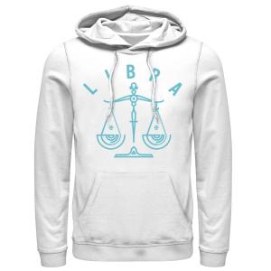 Мужская толстовка с изображением весов, белые чернила и эскиз Licensed Character