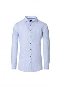 Полосатая рубашка делового покроя Venti, голубой