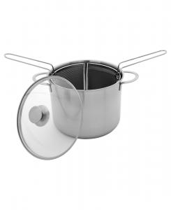 Многофункциональная кастрюля Resto из нержавеющей стали объемом 8,5 кварты Demeyere, Silver