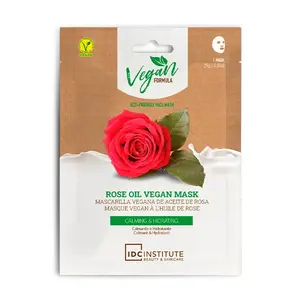 Успокаивающая маска для лица Mascarilla Vegana Aceite De Rosas Idc Institute, 1 UD