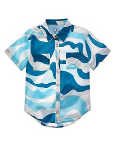 Рубашка Chaser с волнистой полоской Chaser, синий