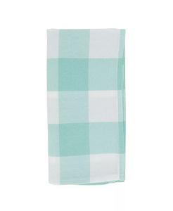 Хлопковые салфетки с рисунком в клетку Buffalo, набор из 4 шт., 20 x 20 дюймов Saro Lifestyle, зеленый