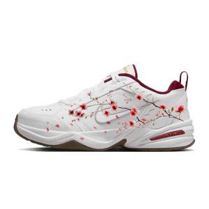 Nike Кроссовки Air Monarch 4 с противоскользящим покрытием, износостойкие, повседневные, унисекс, белые, розовые
