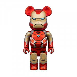 Кукла Железный Человек MARK85, хромированная версия, 1000% Be@Rbrick, iron man mark85 chrome ver. 1000%