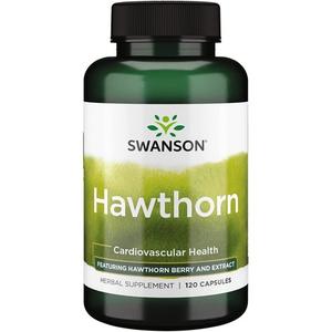 Экстракт боярышника Swanson Superior Herbs 500 мг 120 капсул - стандартизированный 1,8% гиперозид + цельные ягоды боярышника Healthcentre
