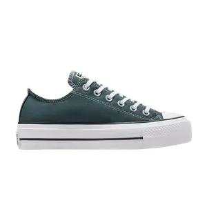 Кроссовки Converse Wmns Chuck Taylor All Star Lift Platform Low True Nature, зеленый