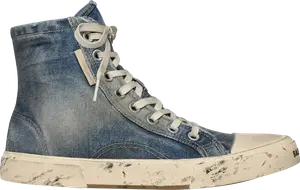 Кроссовки Balenciaga Wmns Paris High 'Destroyed - Denim', синий