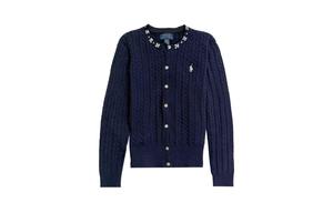 Свитер navy blue для подростков Polo Ralph Lauren, темно-синий