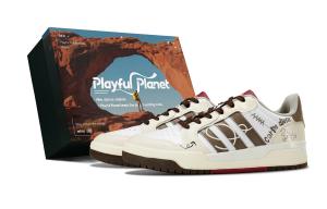 Entrap Low top Skateboard Shoes Unisex Adidas Neo, коричневый/белый