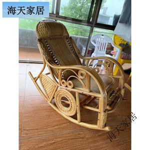 Jiajing Furniture Кресло-качалка из ротанга для отдыха с усиленной поддержкой поясницы, оригинальный цвет