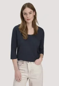 Свободная блузка с длинными рукавами Hessnatur, Marine