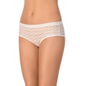 Трусики-хипстеры с кружевом в виде ромашек для подростков 74002 So, белый