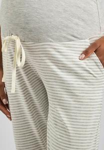 Пижама MATERNITY AND NURSING STRIPE REGULAR FIT JoJo Maman Bébé, серый