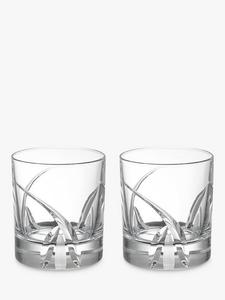 Стаканы Grosseto Cut Crystal Glass, 290 мл, набор из 2 штук, прозрачные John Lewis, t of 2, Clear