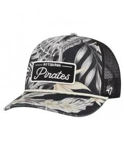 Мужская черная регулируемая кепка Pittsburgh Pirates Tropicalia Trucker Hitch '47 Brand, черный