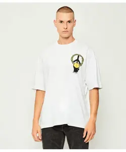 Футболка прикручена Oversize fit All Saints, белый