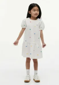 Платье-Футляр свободного кроя с расклешенной юбкой, с вышивкой. Tommy Hilfiger, Ancient White Flag Aop