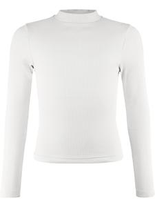 формальная белая рубашка с воротником-стойкой Blue Effect