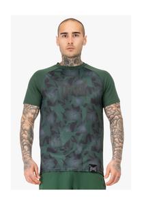 Мужская функциональная рубашка обычного кроя, ФУТБОЛКА TRAINING GRAPHIC TEE TAPOUT, зелено-черный