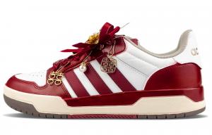 Adidas Neo Кроссовки для скейтбординга Enrap с амортизацией, износостойкими и противоскользящими свойствами, низкие, унисекс, красные