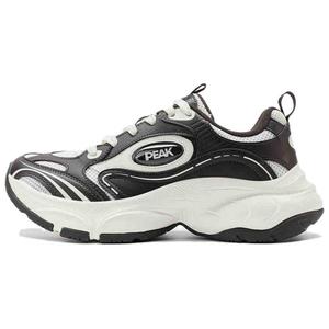 PEAK Кроссовки для бега с амортизацией, противоскользящие, с низким верхом, унисекс, цвет черный кофе